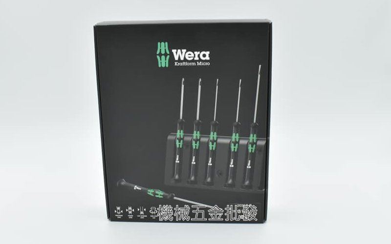 德國 Wera 2035/6B 精密電子起子組-6支裝 附原廠固定座,手工具