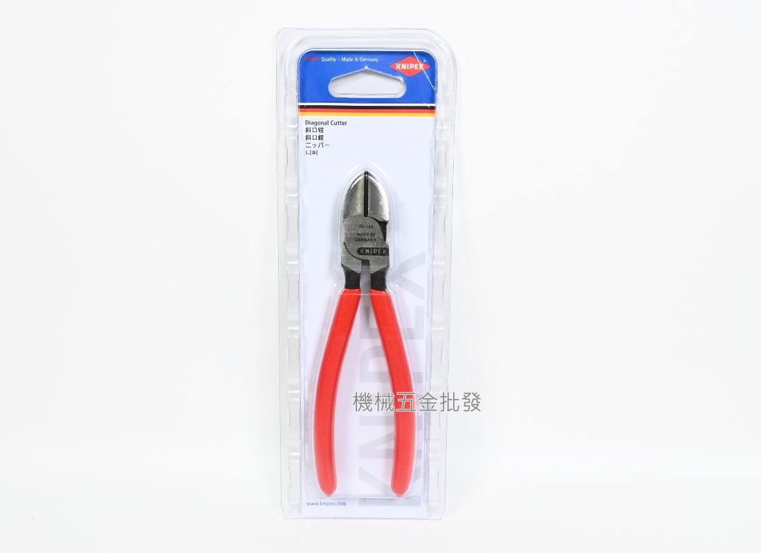 KNIPEX 德國 {K牌}  25 01 160 6吋尖嘴鉗 / 70 01 160 6吋 斜口鉗,手工具