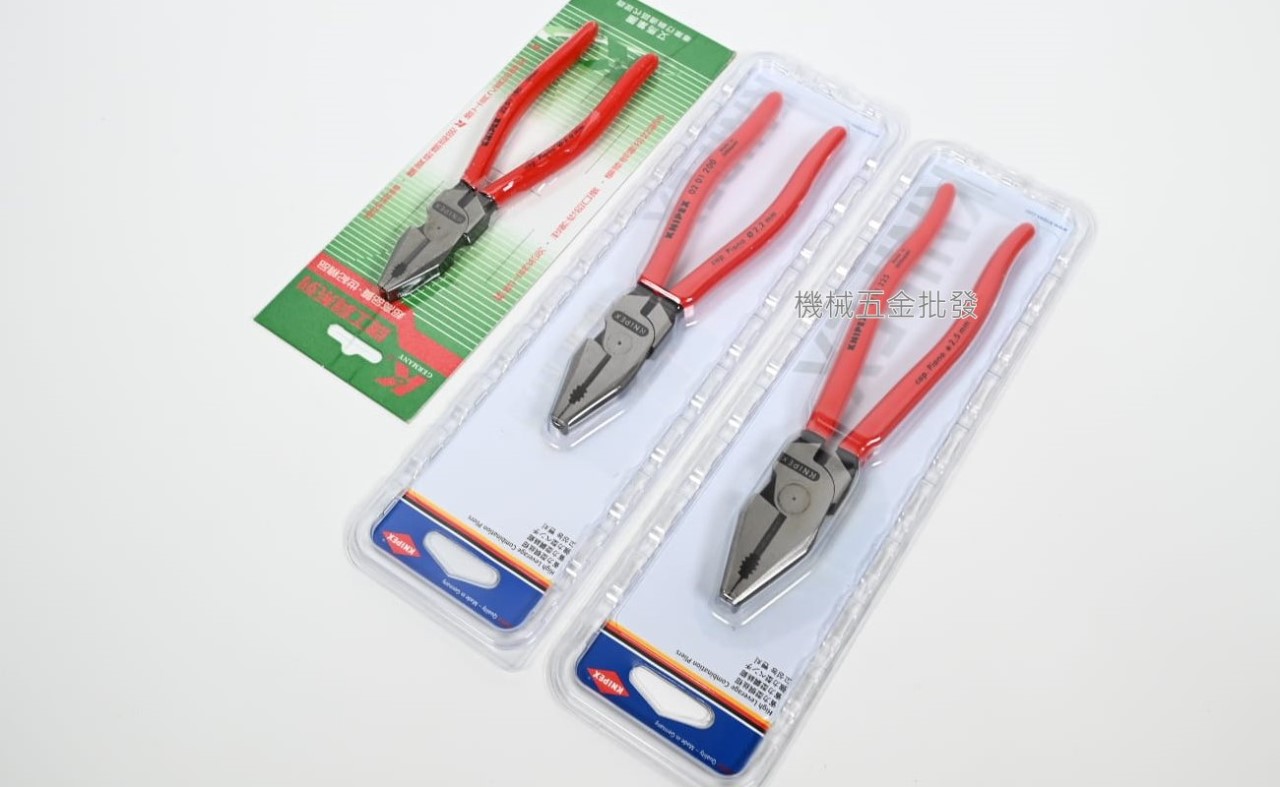   KNIPEX {K牌}  02 01 180 7吋/02 01 200 8吋/02 01 225 9吋鋼絲鉗 老虎鉗 德國製,手工具