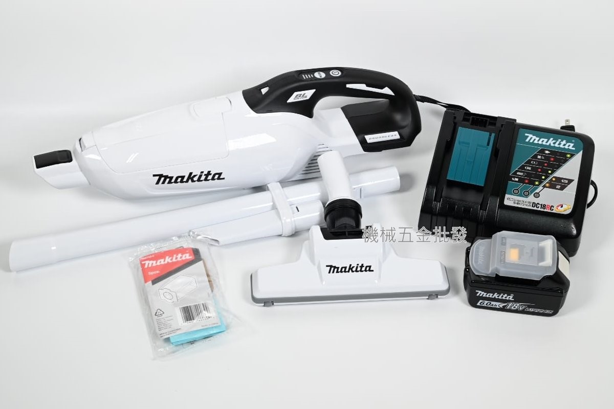 makita {牧田} DCL285FRGW 18V 6.0A充電式無刷吸塵器,電動工具