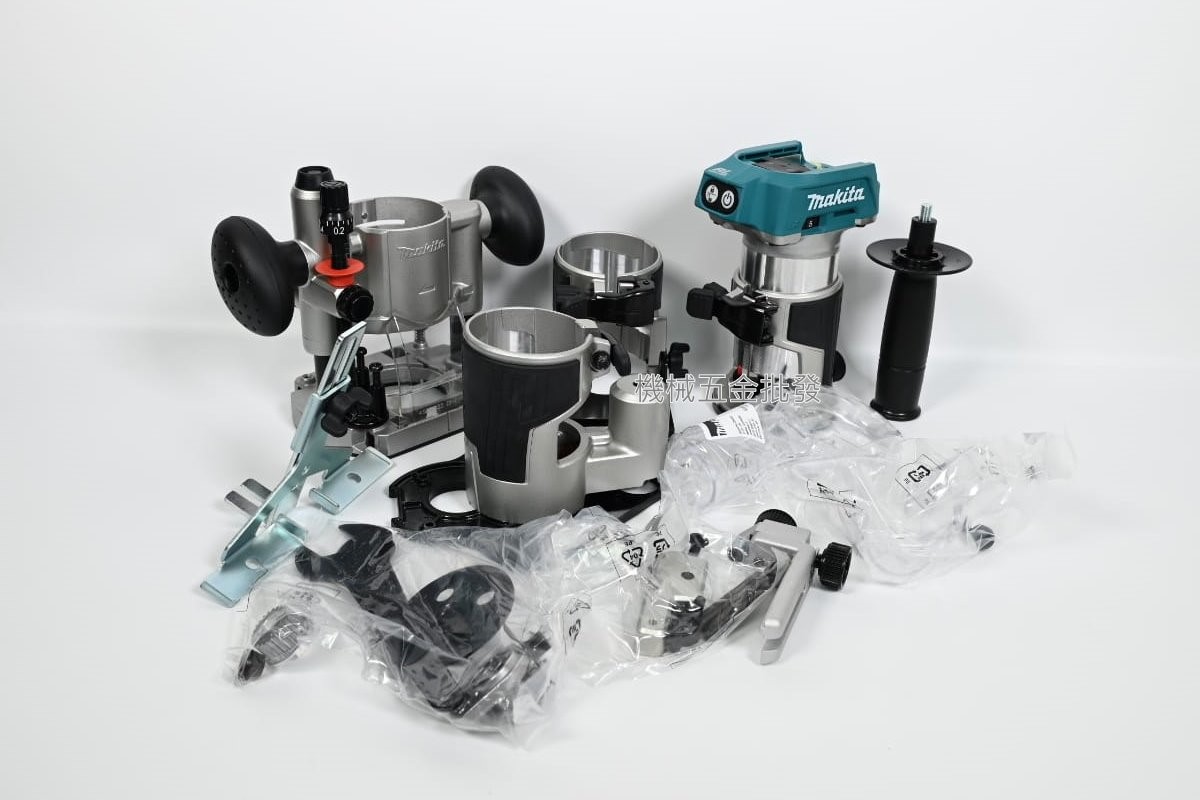 makita {牧田} DRT50ZJX3 18V充電式無刷木工修邊機套裝組【單主機】,電動工具
