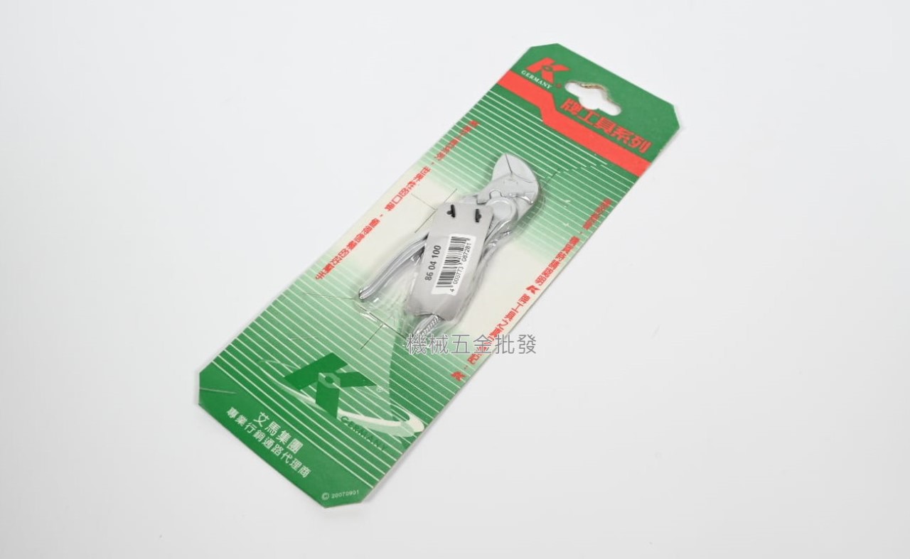  KNIPEX 德國K牌 機械戰警 86 04 100 100mm 水管鉗水道鉗 幫浦鉗 泵浦鉗,手工具