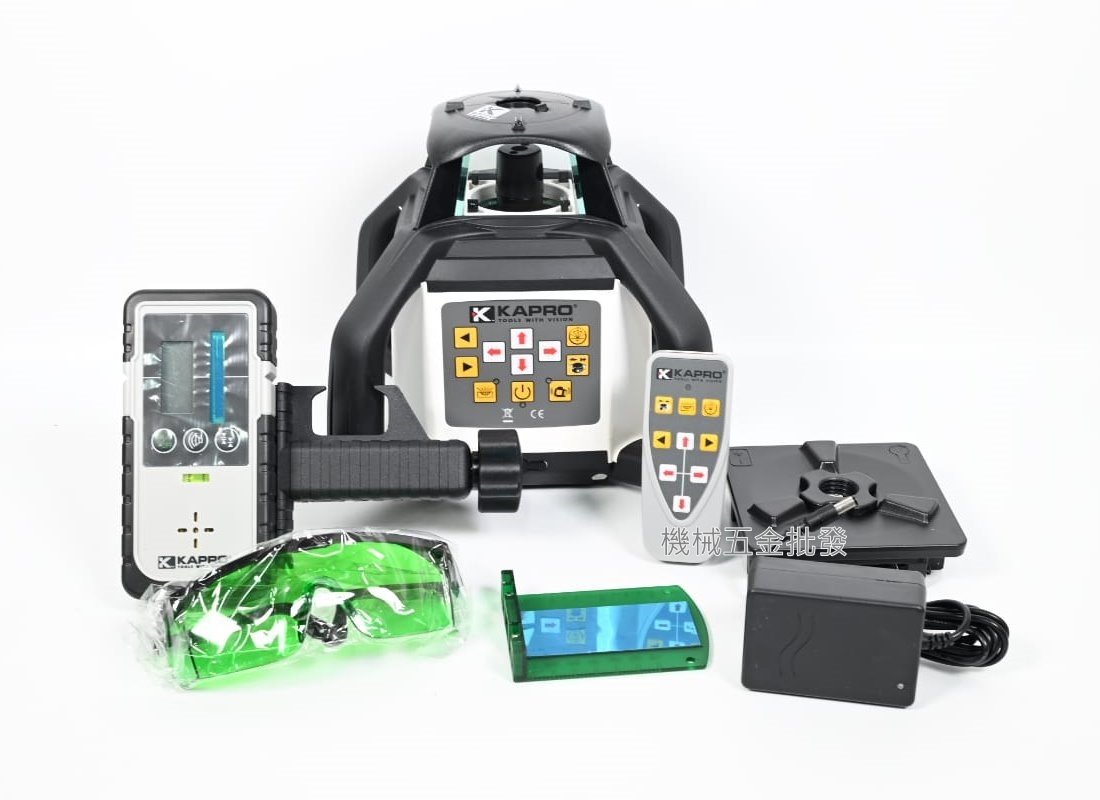KAPRO {以色列} 8991G 綠色 自調旋轉雷射水平儀,測量工具