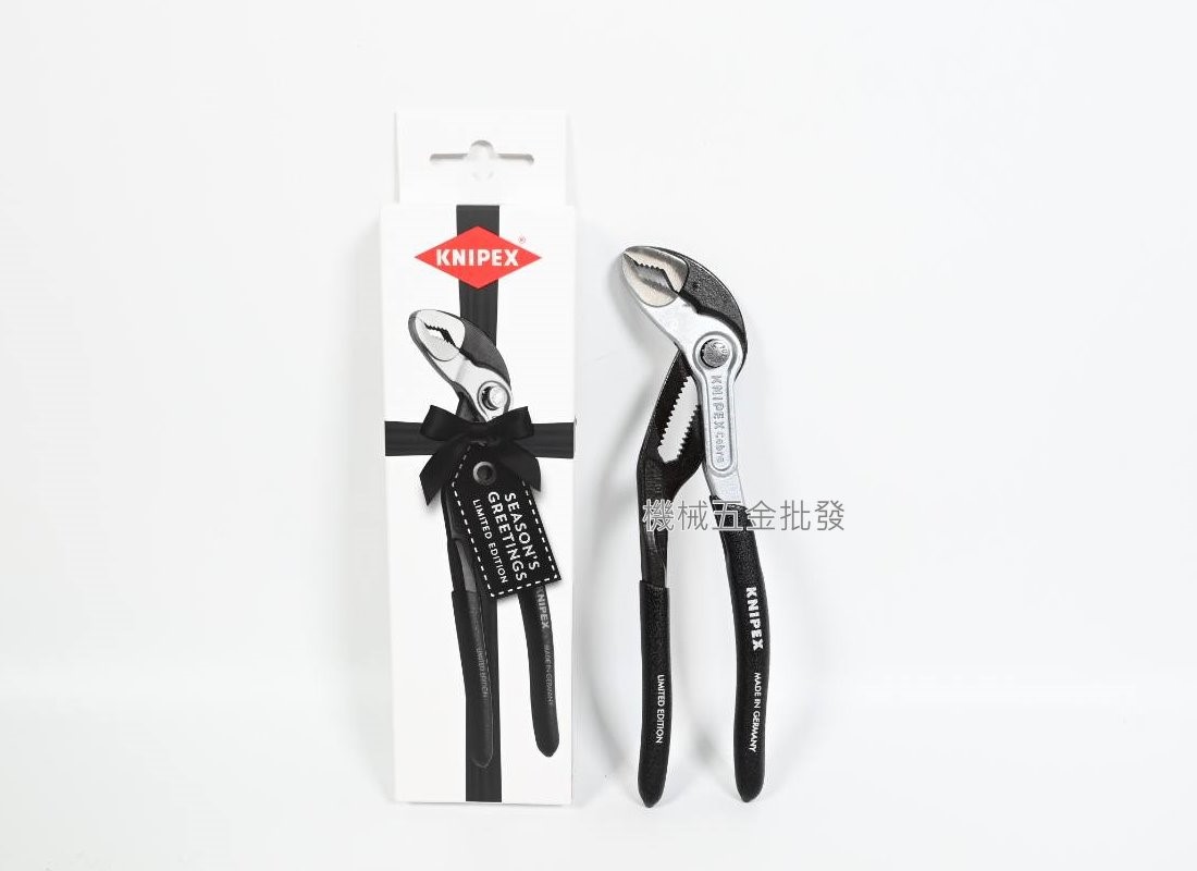  Knipex {K牌} 87 99 180 S01 / S02 聖誕節禮物 雙色眼鏡蛇水泵鉗,手工具