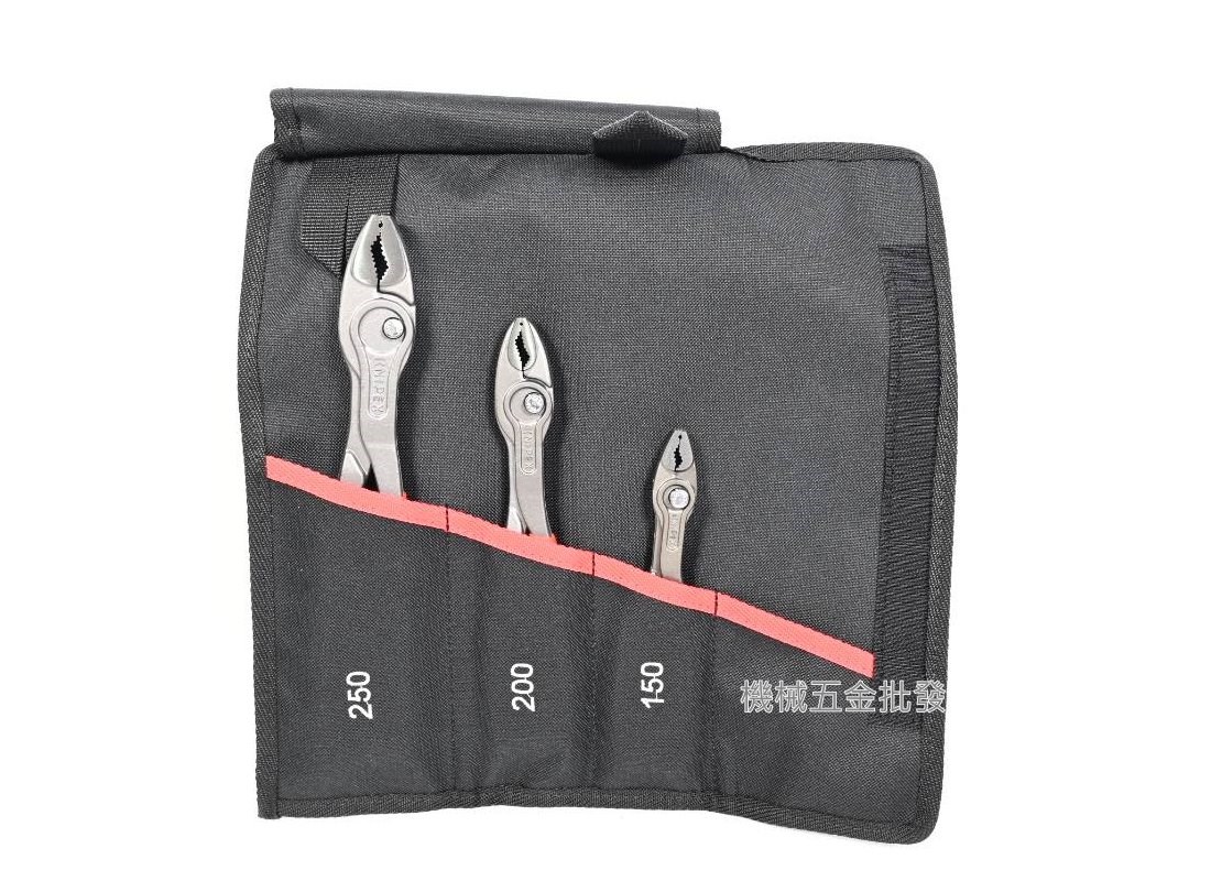  KNIPEX {K牌} 00 19 61 V01 滑鉗套裝組 3支裝 8210-150/200/250,手工具