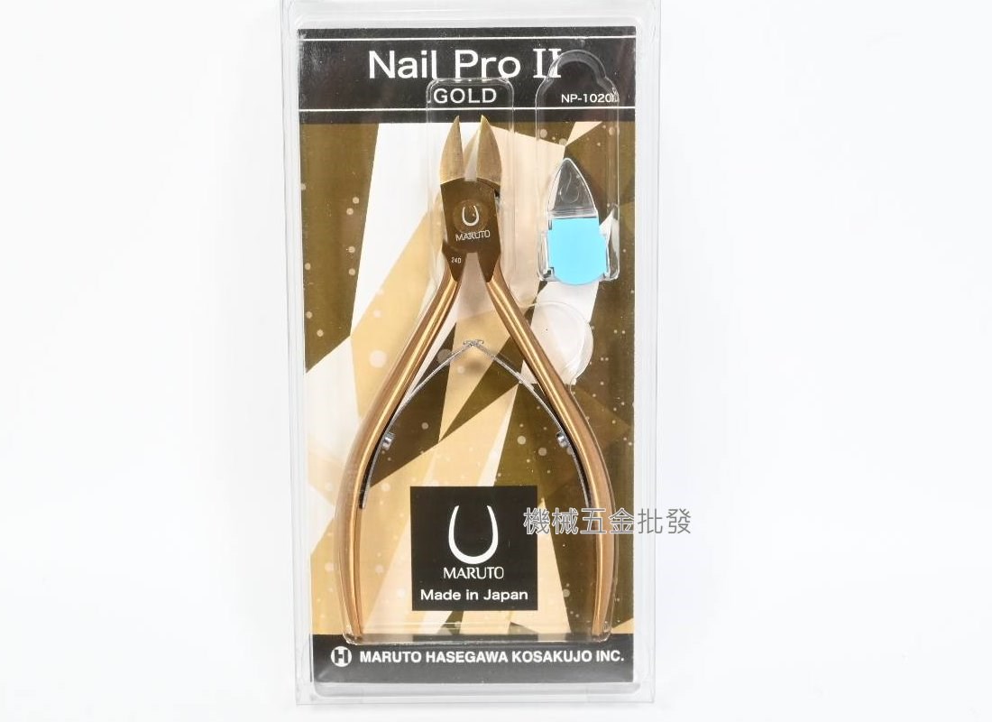  MARUTO {長谷川} NP-1020G 金色 鷹嘴式 不鏽鋼 指甲剪 指甲鉗 日本製 ,手工具
