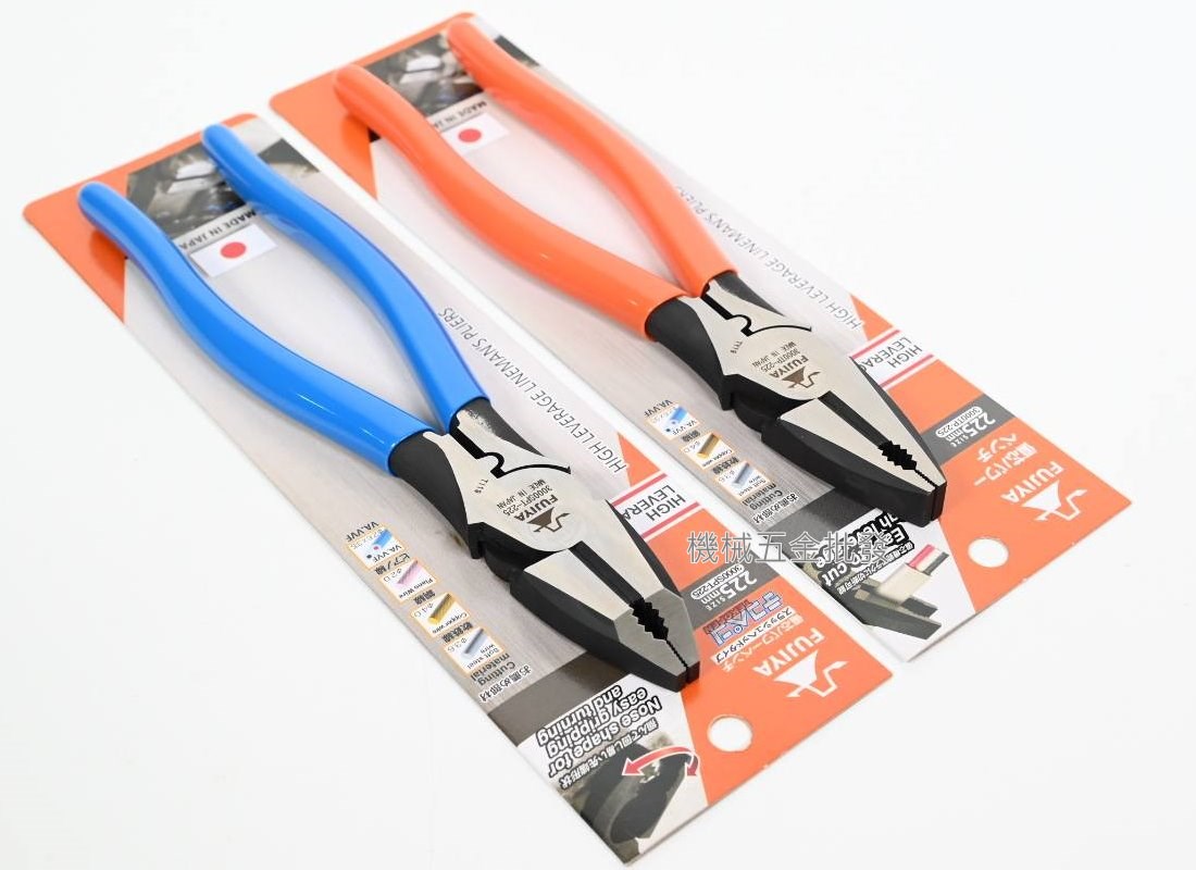  FUJIYA {富士箭} 3000TP-225 9"強力膠柄鋼絲鉗 / 3000STP-225 翹翹板強力膠柄鋼絲鉗,手工具