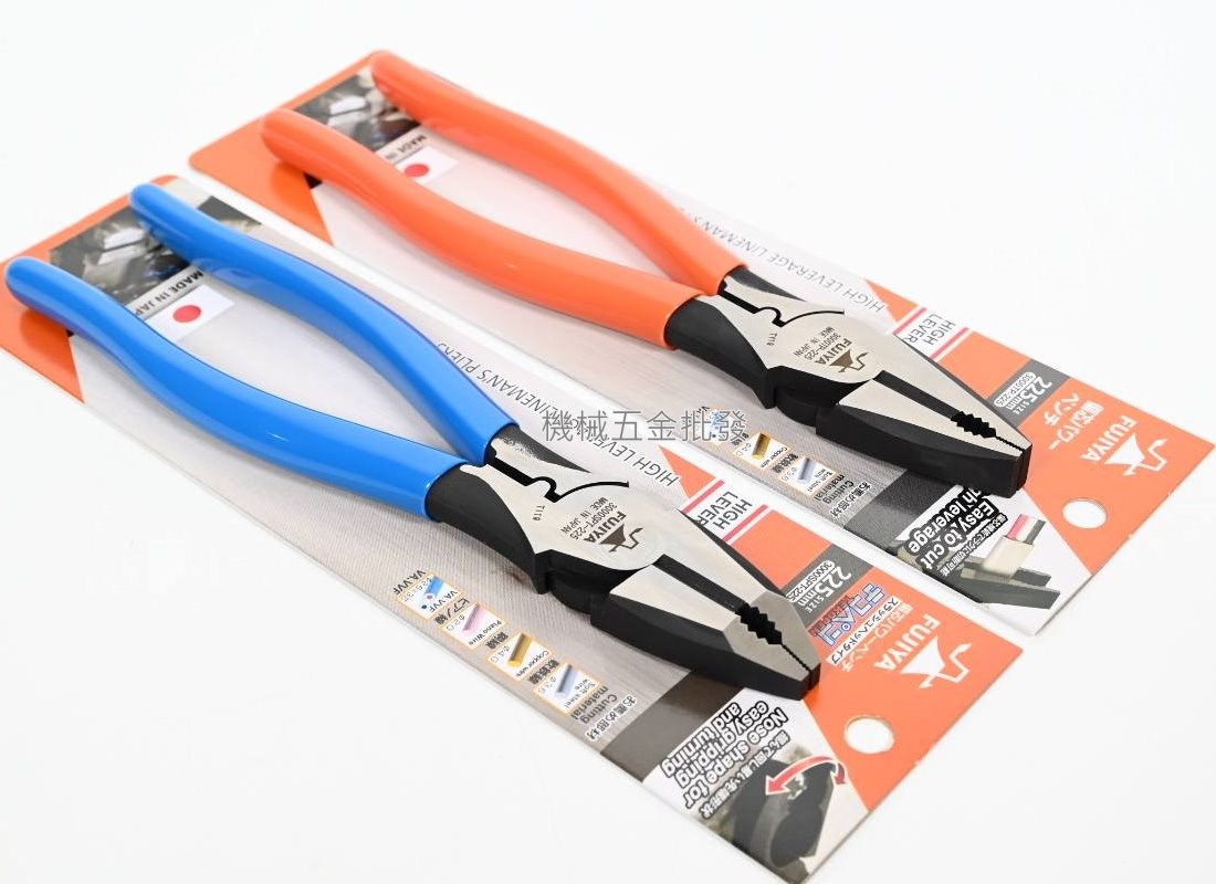  FUJIYA {富士箭} 3000TP-225 9"強力膠柄鋼絲鉗 / 3000STP-225 翹翹板強力膠柄鋼絲鉗,手工具