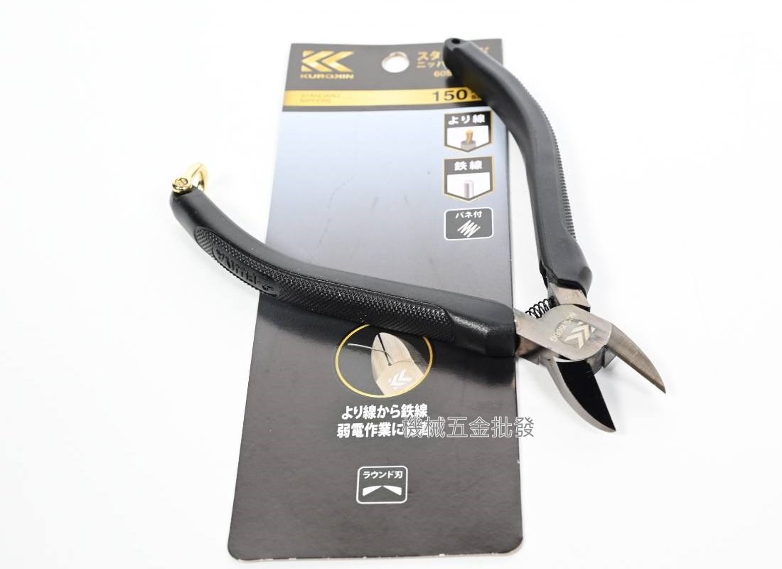  FUJIYA {富士箭} 黑金系列 60S-150BG 多用途標準斜口鉗,手工具