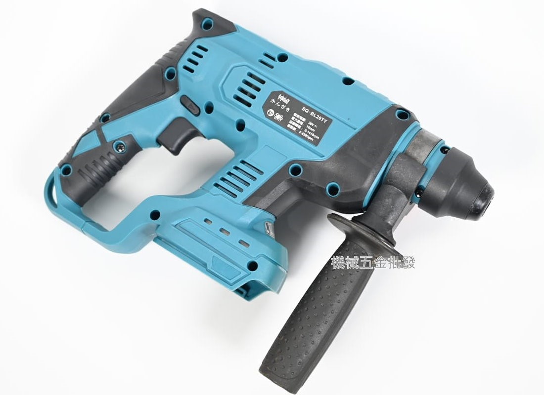 かんざき {神崎} SQ-BL20TY 20V充電式輕型無刷四溝電鑽 四溝鎚鑽 震動電鑽【單主機】,電動工具