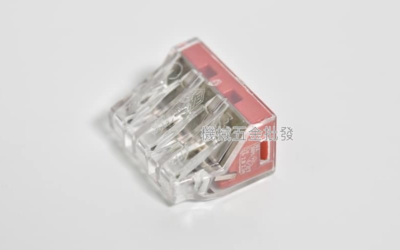 德國 WAGO 773-173接線端子 快速接頭 可直接插拔 省時又省力 紅色 3線式,手工具