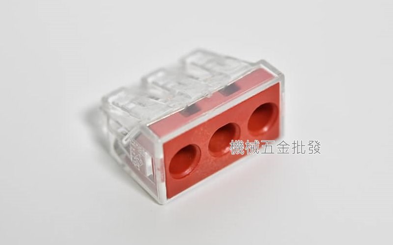 德國 WAGO 773-173接線端子 快速接頭 可直接插拔 省時又省力 紅色 3線式,手工具