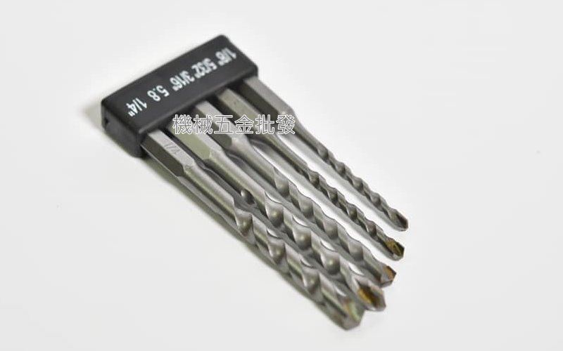 800 六角炳 英制水泥萬用鑽頭組 5支組,手工具