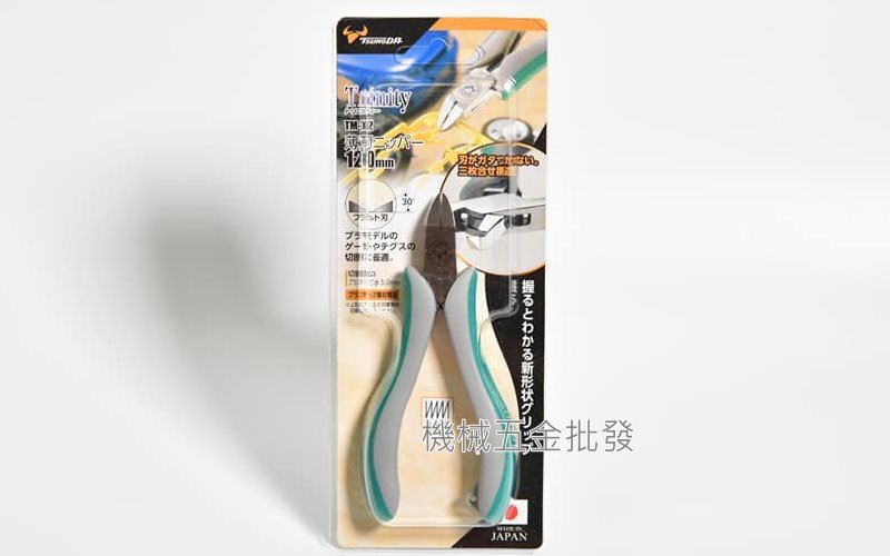 TSUNODA {角田} TM-02 120mm 超薄刃斜口鉗 模型專用 日本製,手工具