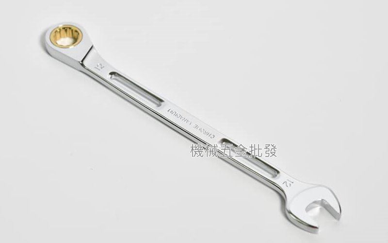 SHELL 超輕量加長型棘輪扳手 小角度款 12mm 長度196mm,手工具