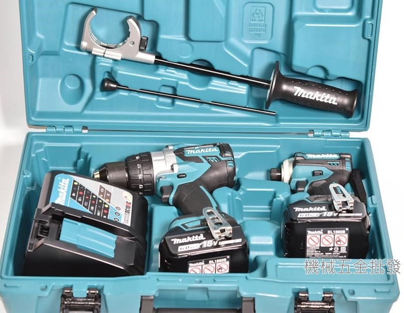 makita{牧田} DLX2308GB 18V充電式雙機組 DTD171起子機+DHP481震動電鑽,電動工具