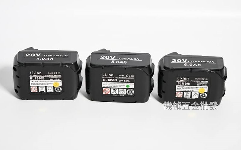 神崎 BL1840B BL1850B BL1860B 20V 4.0A 5.0A 6.0A充電電池 有電量顯示 與牧田18V電動工具系列通用,電動工具