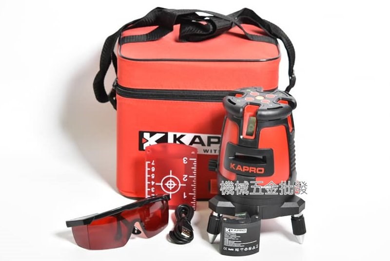 KAPRO {以色列} 卡普 雷射水平儀 875RD 5線紅光 墨線儀,測量工具