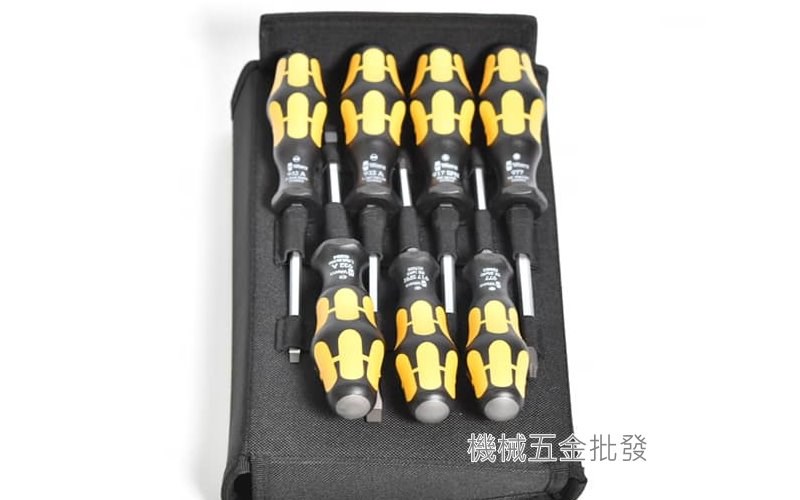 德國 wera kraftform 900/7 Set1 鑿型六角柄起子組 7件組 贈送帆布包,手工具
