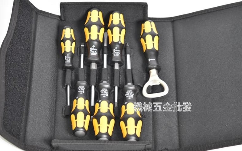德國 wera kraftform 900/7 Set2 鑿型六角柄起子組 6件組 贈送開罐器,手工具