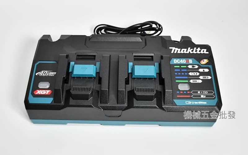makita {牧田} DC40RB 40V原廠充電電池專用充電器 雙充充電器 快速充電器,電動工具