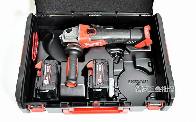 Milwaukee {美沃奇} M18 FSAG100X-502X 4吋 18V充電式無刷砂輪機,電動工具