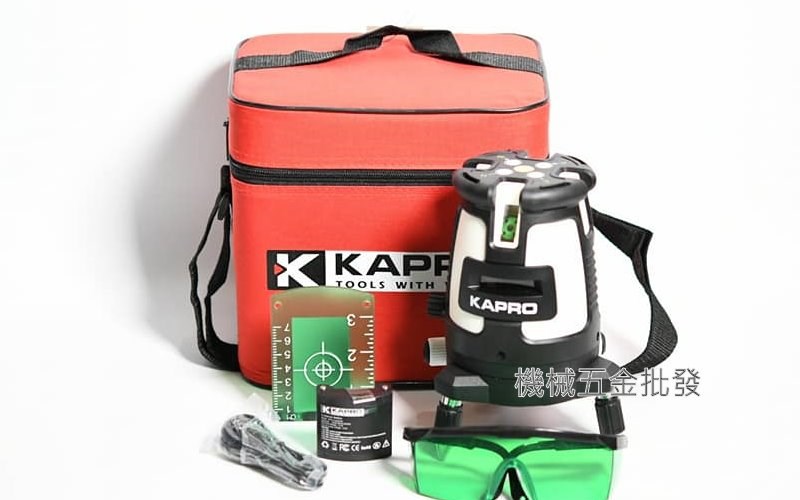  KAPRO {以色列}  KP875GD 綠光雷射水平儀 墨線儀 4V1H1D 4垂直1水平 木工用,測量工具