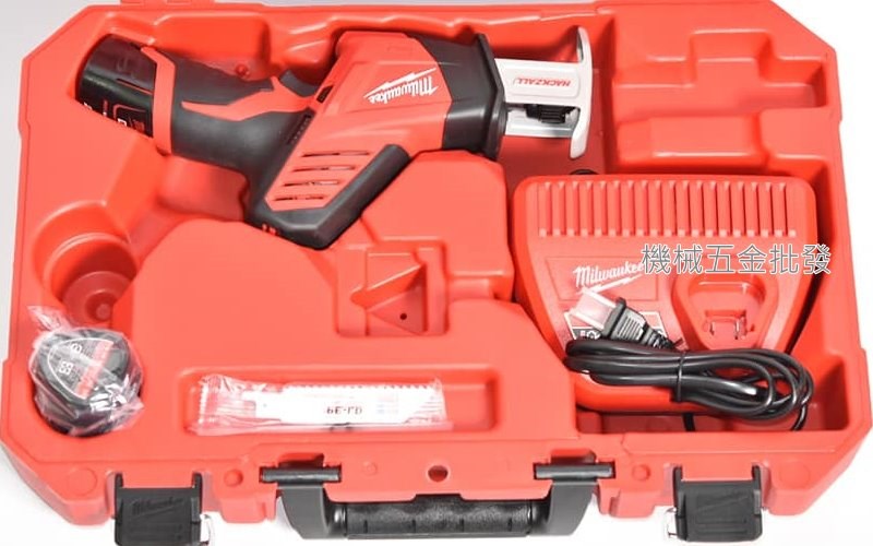 Milwaukee {米沃奇} C12 HZ-202C 12V充電式軍刀鋸 雙2.0A電池,電動工具