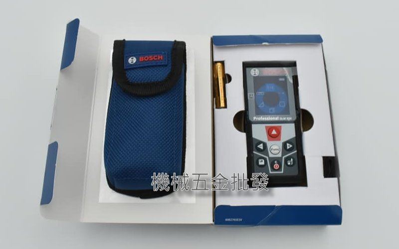 BOSCH {博世} GLM500 50米雷射測距儀 可坪數換算/台尺/水平尺功能 贈送一個收納袋,電動工具
