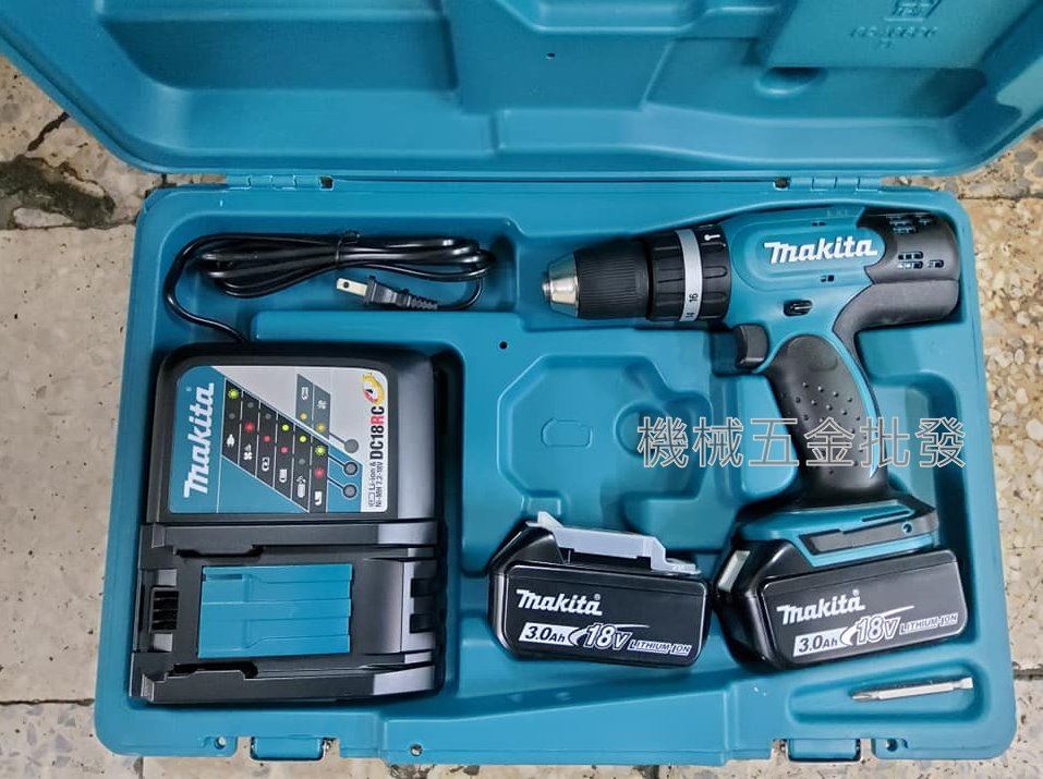 MAKITA {牧田} DHS453RFE 18V3.0A充電式震動電鑽,電動工具