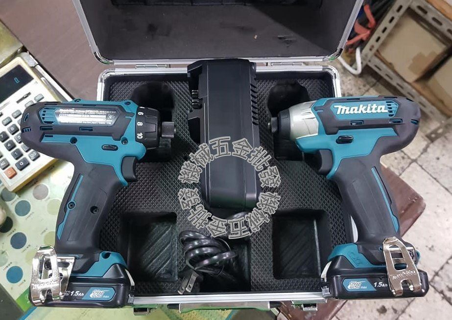 MAKITA {牧田} 12V充電式雙機組 CLX200SX1 12V1.5AH TD110起子機/ DF031D起子機,電動工具