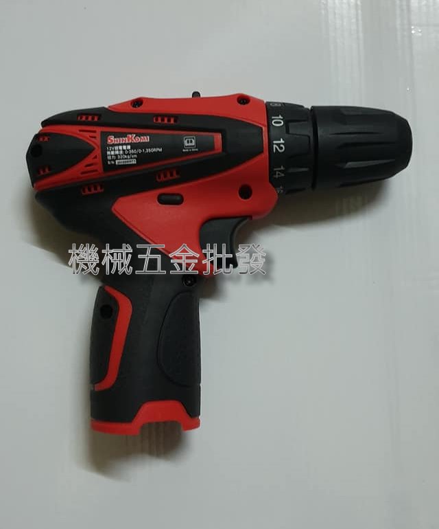Shin Komi {型鋼力} SK-1214KD 12V充電式鋰電電鑽 調速電鑽【單主機】,電動工具