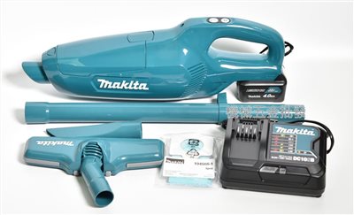 makita {牧田} CL107FDSM藍/FDSMW白 12V充電式吸塵器【集塵袋式】