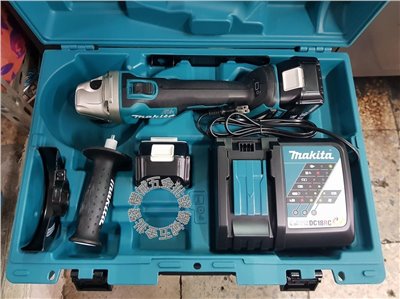MAKITA {牧田}  DGA504RTE 18V5.0A 125mm充電式無刷平面砂輪機 切斷機