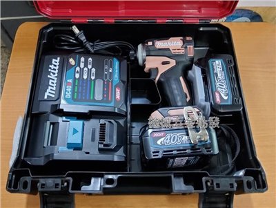 makita {牧田}  TD001GD208 40V 2.5充電式無刷衝擊起子機【日本製】櫻花粉 限定版